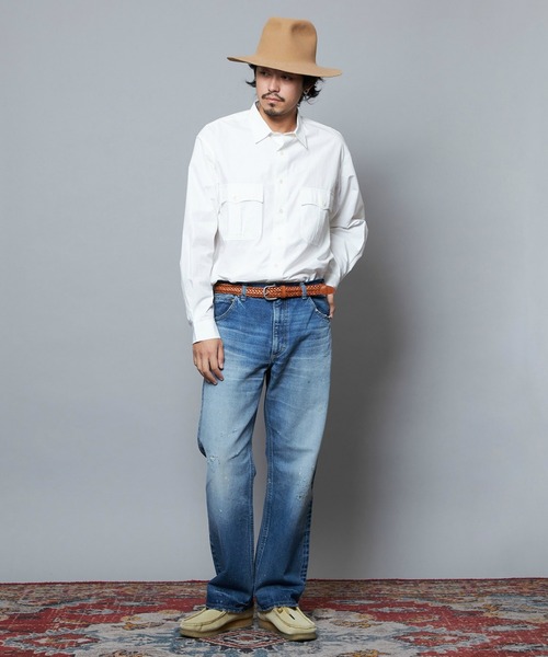 Lee(リー)の「Lee/リー【101 101周年記念特別モデル】ANNIVERSARY 101-Z RIDERS JEAN ストレートデニムパンツ セットアップ可(デニムパンツ・メンズ・ブルー・X-LARGE/LARGE/MEDIUM/SMALL)」の6枚目の写真