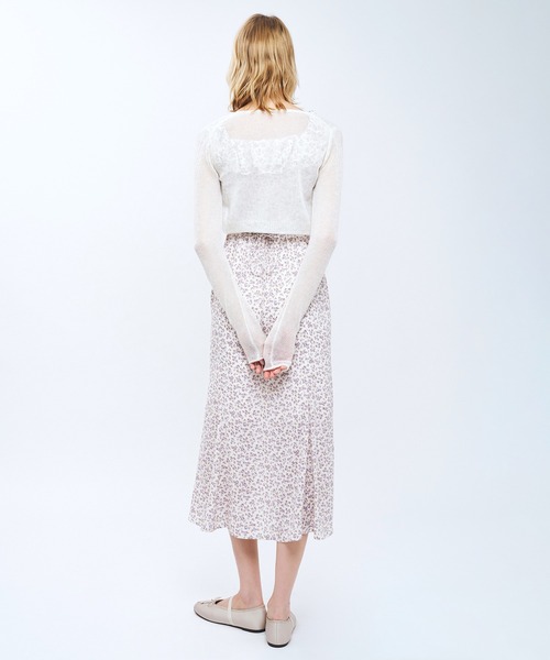 ME COUTURE(ミークチュール)の「キッドモヘヤシアーカーディガン(カーディガン/ボレロ・レディース・ピンク/イエロー/オフホワイト/ライトブルー・FREE)」の7枚目の写真