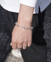 misto accessories（ミストアクセサリーズ）の「Silver chain bracelet　シルバーチェーンブレスレット（ブレスレット）」