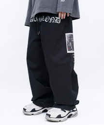 BLACK BLOND（ブラック ブロンド）の「ビビディノシンパシーワイドコットンパンツ（ブラック）（その他パンツ）」