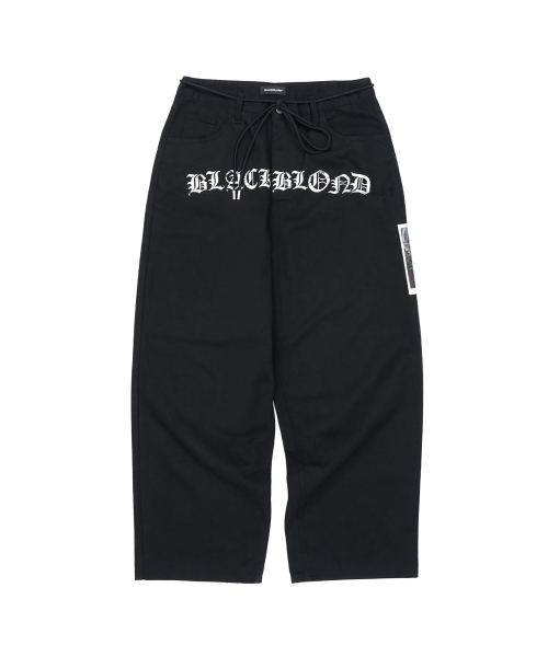 BLACK BLOND(ブラック ブロンド)の「ビビディノシンパシーワイドコットンパンツ(ブラック)(その他パンツ・レディース・その他・LARGE/MEDIUM/SMALL/X-LARGE)」の2枚目の写真