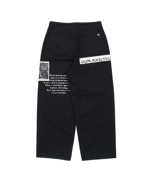 BLACK BLOND(ブラック ブロンド)の「ビビディノシンパシーワイドコットンパンツ(ブラック)(その他パンツ・レディース・その他・LARGE/MEDIUM/SMALL/X-LARGE)」の3枚目の写真