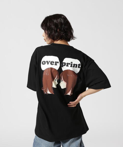 over print(オーバープリント)の「overprint/オーバープリント/each other Tee(brown)(Tシャツ/カットソー・レディース・ブラック/ホワイト・M/XL/2XL/S/L)」の7枚目の写真