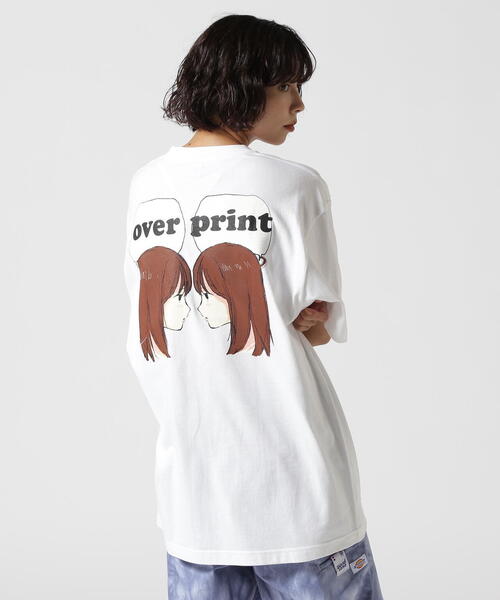 over print(オーバープリント)の「overprint/オーバープリント/each other Tee(brown)(Tシャツ/カットソー・レディース・ブラック/ホワイト・M/XL/2XL/S/L)」の17枚目の写真