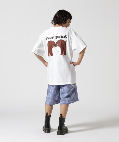 over print(オーバープリント)の「overprint/オーバープリント/each other Tee(brown)(Tシャツ/カットソー・レディース・ブラック/ホワイト・M/XL/2XL/S/L)」の3枚目の写真
