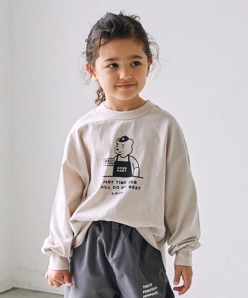 GENERATOR（ジェネレーター）の「GENERATOR/ジェネレーター G.BEAR L/S Tシャツ（Tシャツ/カットソー・キッズ・ブラック/ホワイト/ベージュ系その他・M/L/XL）」の3枚目の写真