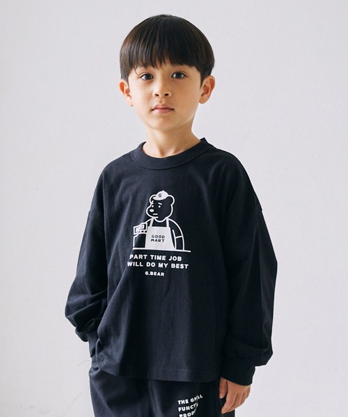 GENERATOR（ジェネレーター）の「GENERATOR/ジェネレーター G.BEAR L/S Tシャツ（Tシャツ/カットソー・キッズ・ブラック/ホワイト/ベージュ系その他・M/L/XL）」の2枚目の写真