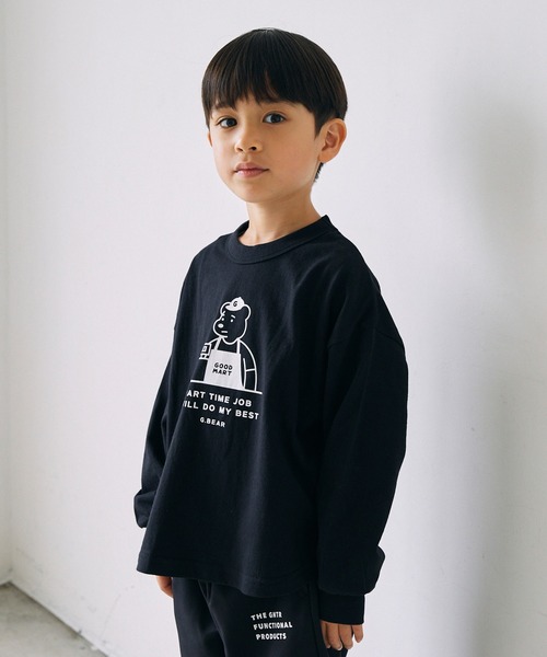 GENERATOR（ジェネレーター）の「GENERATOR/ジェネレーター G.BEAR L/S Tシャツ（Tシャツ/カットソー・キッズ・ブラック/ホワイト/ベージュ系その他・M/L/XL）」の7枚目の写真