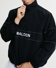 MALDEN（モールデン）の「Woven lettering half zip-up（ナイロンジャケット）」