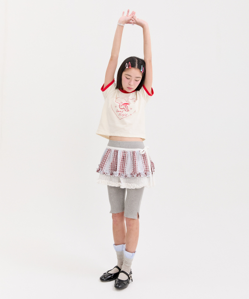 NEFNEF(ネフネフ)の「frill wrap skirt_plaid(スカート・レディース・その他・FREE)」の3枚目の写真