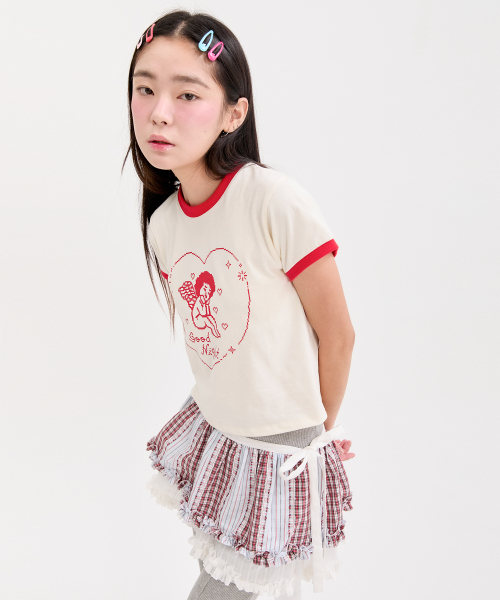 NEFNEF(ネフネフ)の「frill wrap skirt_plaid(スカート・レディース・その他・FREE)」の5枚目の写真