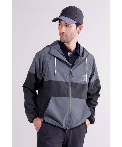 美USED ANEW GOLF メンズ2WAYジップアップフーディブルゾン セール】【new balance golf】【直営店舗限定】2WAY フルジップ