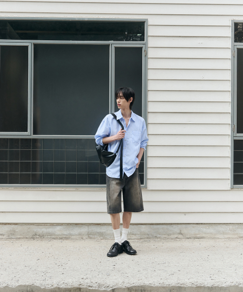 OURDAYZ（アワーデイズ）の「ウェイビーカーブドバミューダデニムパンツ[BLACK]（その他パンツ・レディース・その他・SMALL/MEDIUM/LARGE/X-LARGE）」の3枚目の写真