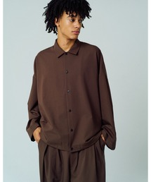 HIKA（ヒカ）の「【ADAMPATEK/アダムパテック】rounded over shirt オーバーシャツ（シャツ/ブラウス）」