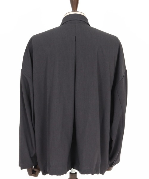 ADAM PATEK(アダムパテック)の「【ADAMPATEK/アダムパテック】rounded over shirt オーバーシャツ(シャツ/ブラウス・メンズ・ダークグレー/ブラウン/ブラック・2/1)」の16枚目の写真