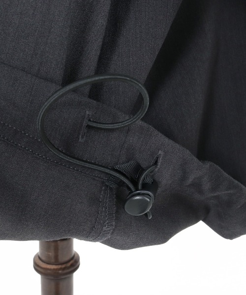 ADAM PATEK(アダムパテック)の「【ADAMPATEK/アダムパテック】rounded over shirt オーバーシャツ(シャツ/ブラウス・メンズ・ダークグレー/ブラウン/ブラック・2/1)」の7枚目の写真