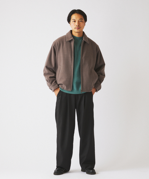 JOURNAL STANDARD relume(ジャーナルスタンダード レリューム)の「ヒールカット ルーズ ライトスラックス(スラックス・メンズ・ブラック/ベージュ/ネイビー・SMALL/MEDIUM/LARGE)」の8枚目の写真