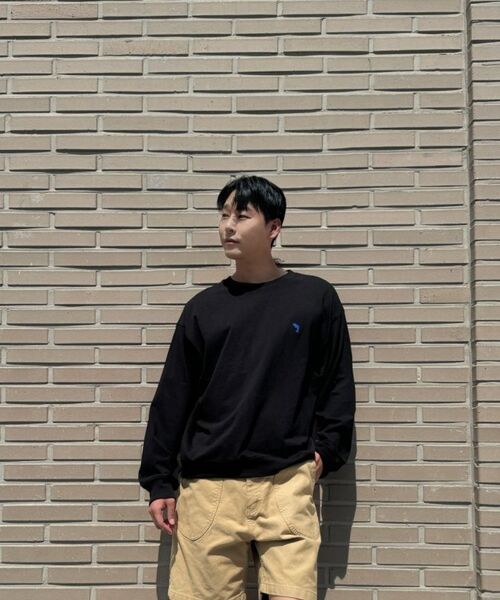 DOLPHIN WAVE APPAREL(ドルフィンウェーブアパレル)の「ドルフィンミニチェーン刺繍16番スウェットブラック(スウェット・メンズ・ブラック・MEDIUM/LARGE/X-LARGE)」の12枚目の写真