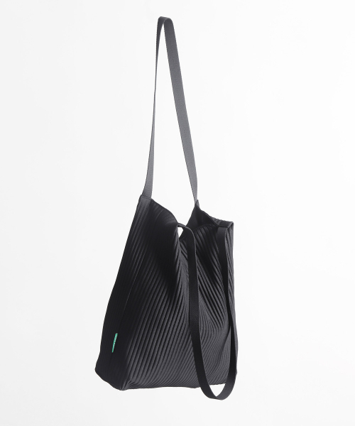 GREEN STUFF(グリーンスタッフ)の「boxy bag 53 - pleats black(エコバッグ/サブバッグ・レディース・その他・FREE)」の7枚目の写真