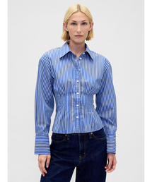 GAP | オーガニックコットン ポプリン フィットシャツ(シャツ/ブラウス)