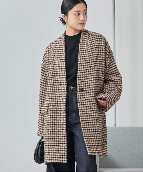 追加3》SUPER140S/GIOLICA コクーンコート（ノーカラーコート