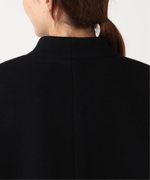 追加3》SUPER140S/GIOLICA コクーンコート（ノーカラーコート