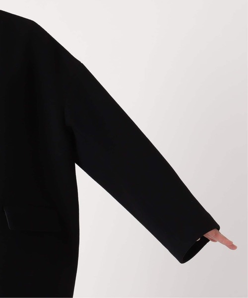 journal standard L'essage（ジャーナルスタンダードレサージュ）の「《追加3》SUPER140S/GIOLICA コクーンコート（ノーカラーコート・レディース・ブラウン・38/36）」の15枚目の写真