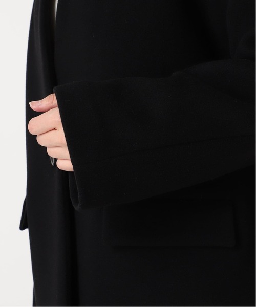 journal standard L'essage（ジャーナルスタンダードレサージュ）の「《追加3》SUPER140S/GIOLICA コクーンコート（ノーカラーコート・レディース・ブラウン・38/36）」の16枚目の写真