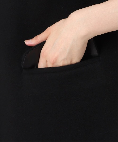 journal standard L'essage（ジャーナルスタンダードレサージュ）の「《追加3》SUPER140S/GIOLICA コクーンコート（ノーカラーコート・レディース・ブラウン・38/36）」の17枚目の写真