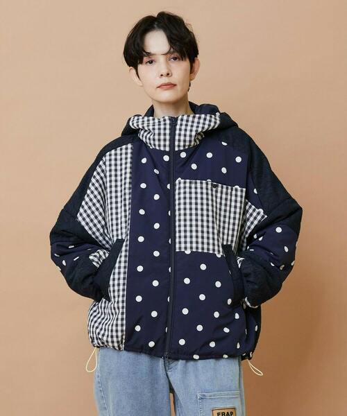 ★FRAPBOIS★ フラボア テーラード チェック柄 二宮　嵐 FRAPBOIS（フラボア）の「ミクドコート（ブルゾン）」 - WEAR