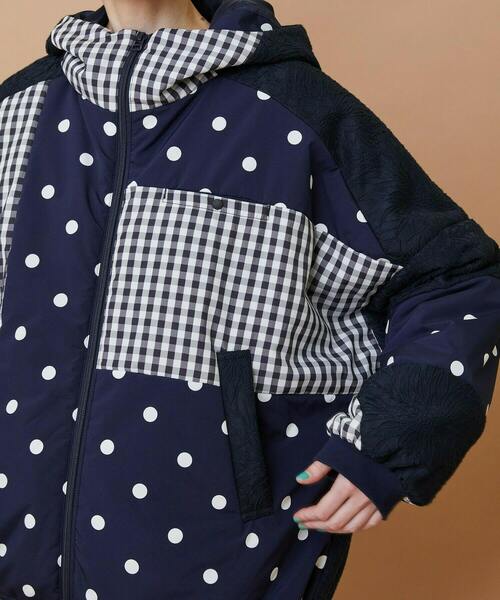 FRAPBOIS（フラボア）の「ミクドコート（ブルゾン・レディース・ブラック/ネイビー・1/2）」の16枚目の写真