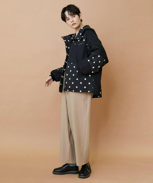 FRAPBOIS（フラボア）の「ミクドコート（ブルゾン・レディース・ブラック/ネイビー・1/2）」の6枚目の写真