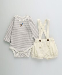 BRANSHES | 【ベビー/セット】サロペット&ボディスーツ(ロンパース)