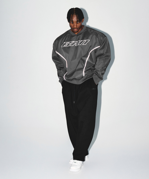 BORN TO WIN（ボーントゥウィン）の「VENTILATION WOVEN PISTE [CHARCOAL]（スウェット・メンズ・その他・1/2/3）」の6枚目の写真