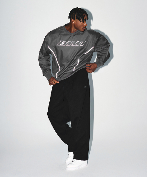 BORN TO WIN（ボーントゥウィン）の「VENTILATION WOVEN PISTE [CHARCOAL]（スウェット・メンズ・その他・1/2/3）」の7枚目の写真