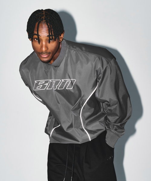 BORN TO WIN（ボーントゥウィン）の「VENTILATION WOVEN PISTE [CHARCOAL]（スウェット・メンズ・その他・1/2/3）」の8枚目の写真