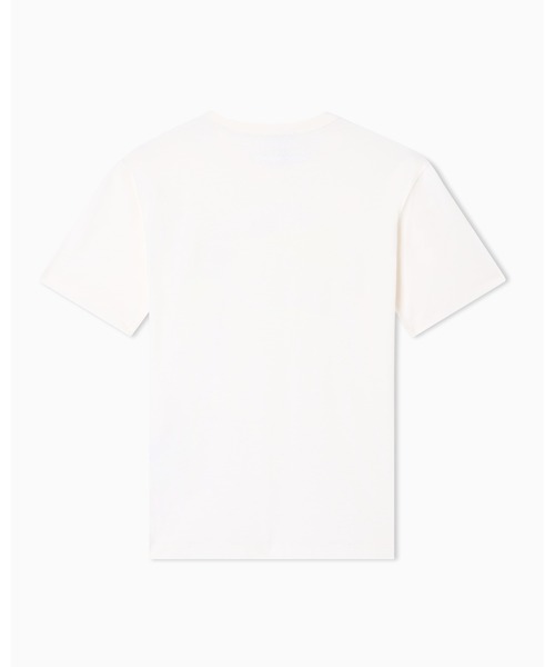 EMPORIO ARMANI(エンポリオアルマーニ)の「【エンポリオ アルマーニ】Icon Tシャツ スーピマジャージー ロゴ刺繍(Tシャツ/カットソー・レディース・オフホワイト/ネイビー・LARGE/MEDIUM/SMALL)」の7枚目の写真