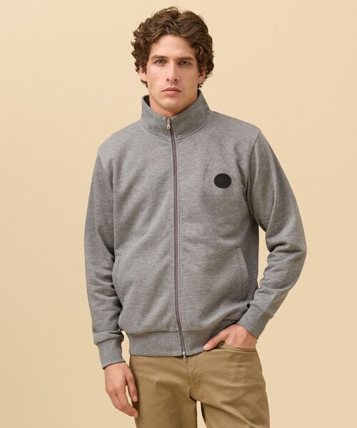 J.PRESS(ジェイプレス)の「オーバルワンポイント トラックジャケット(ジャージ・メンズ・ネイビー系/グレー系・X-LARGE/LARGE/MEDIUM)」の2枚目の写真