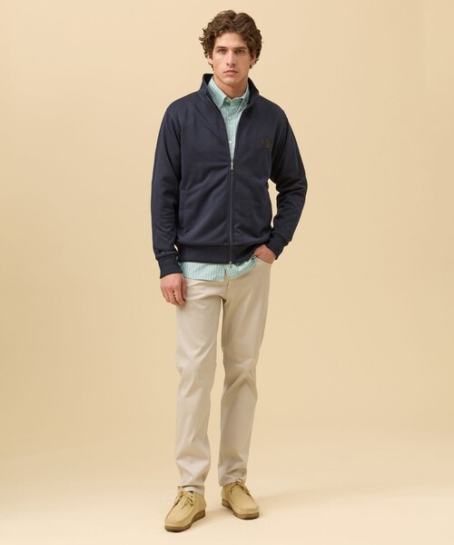 J.PRESS(ジェイプレス)の「オーバルワンポイント トラックジャケット(ジャージ・メンズ・ネイビー系/グレー系・X-LARGE/LARGE/MEDIUM)」の3枚目の写真