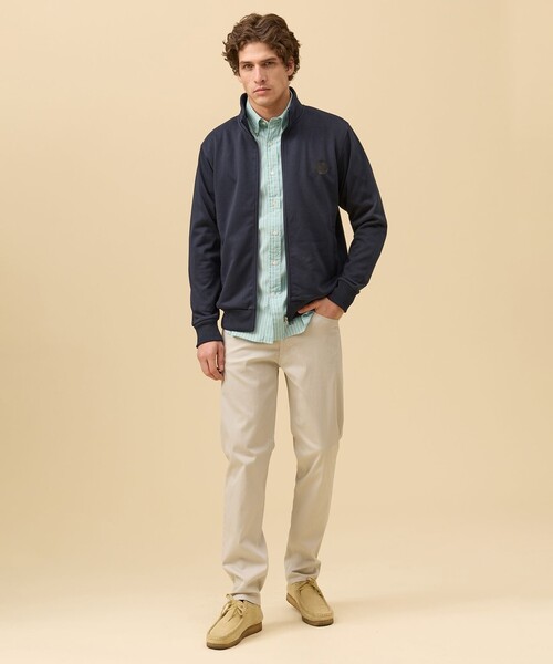 J.PRESS(ジェイプレス)の「オーバルワンポイント トラックジャケット(ジャージ・メンズ・ネイビー系/グレー系・X-LARGE/LARGE/MEDIUM)」の5枚目の写真