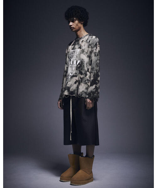 DANKE SCHON(ダンケシェーン)の「DankeSchon/ダンケシェーン/BLEACH KNIT(ニット/セーター・メンズ・ベージュ・M/L)」の5枚目の写真
