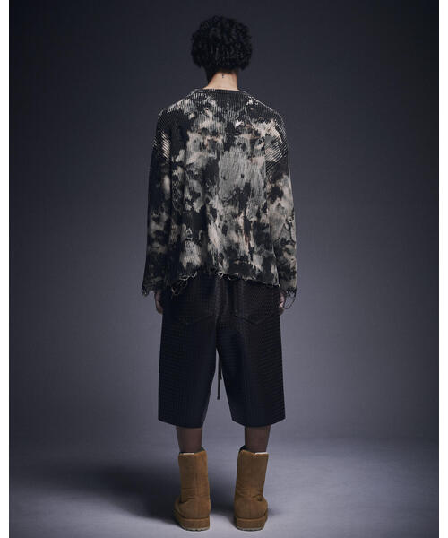 DANKE SCHON(ダンケシェーン)の「DankeSchon/ダンケシェーン/BLEACH KNIT(ニット/セーター・メンズ・ベージュ・M/L)」の6枚目の写真