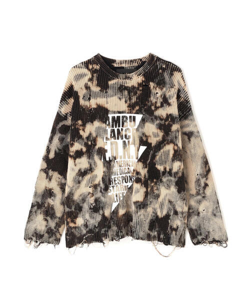 DANKE SCHON(ダンケシェーン)の「DankeSchon/ダンケシェーン/BLEACH KNIT(ニット/セーター・メンズ・ベージュ・M/L)」の7枚目の写真
