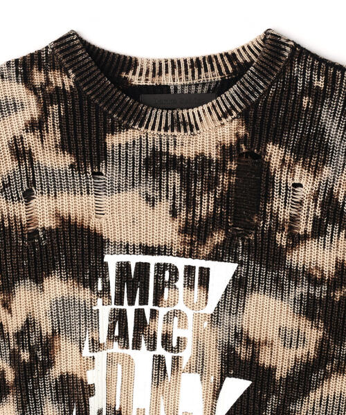 DANKE SCHON(ダンケシェーン)の「DankeSchon/ダンケシェーン/BLEACH KNIT(ニット/セーター・メンズ・ベージュ・M/L)」の9枚目の写真