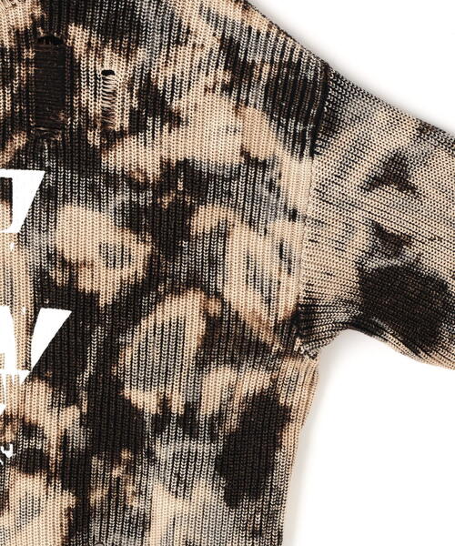 DANKE SCHON(ダンケシェーン)の「DankeSchon/ダンケシェーン/BLEACH KNIT(ニット/セーター・メンズ・ベージュ・M/L)」の10枚目の写真