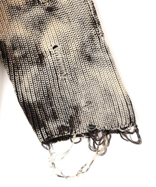 DANKE SCHON(ダンケシェーン)の「DankeSchon/ダンケシェーン/BLEACH KNIT(ニット/セーター・メンズ・ベージュ・M/L)」の11枚目の写真