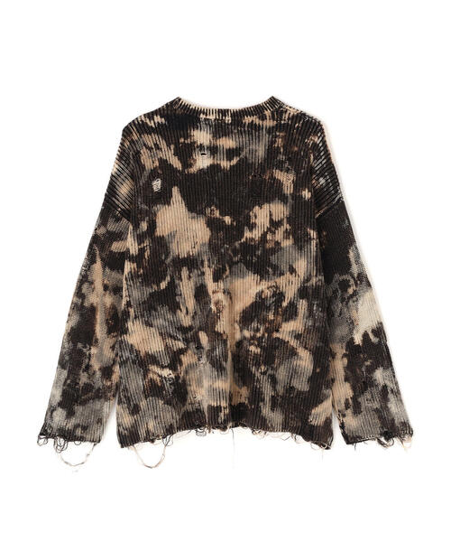DANKE SCHON(ダンケシェーン)の「DankeSchon/ダンケシェーン/BLEACH KNIT(ニット/セーター・メンズ・ベージュ・M/L)」の2枚目の写真
