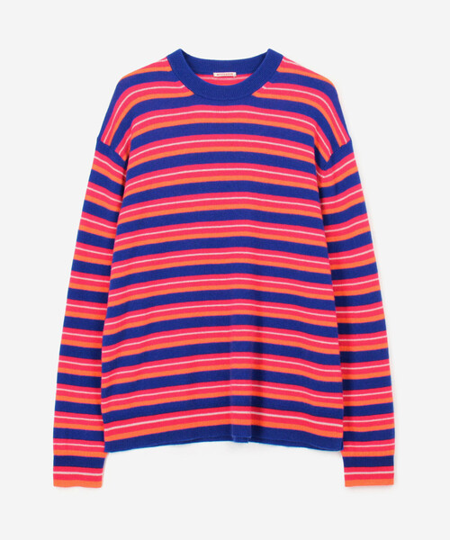 RYE TENDER（ライテンダー）の「RYE TENDER | 〈別注〉マルチボーダー 長袖 クルーネックニット MEN（ニット/セーター・メンズ・B/A/C・2/1）」の3枚目の写真