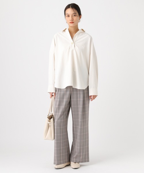 Elura(エルーラ)の「映えラクワイドパンツ<低身長サイズあり>/634730(その他パンツ・レディース・チェック/ネイビー/ライトグレー・MEDIUM/LARGE/FREE(S))」の18枚目の写真