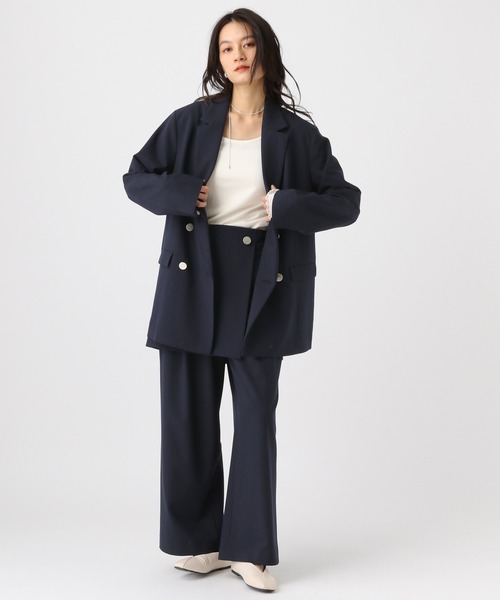 Elura(エルーラ)の「映えラクワイドパンツ<低身長サイズあり>/634730(その他パンツ・レディース・チェック/ネイビー/ライトグレー・MEDIUM/LARGE/FREE(S))」の22枚目の写真